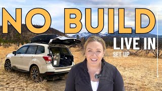 No Build Car Camping Tour  SUV Conversion [upl. by Okiam323]