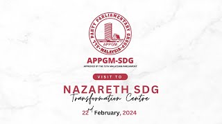 APPGMSDG Visit to Nazareth SDG Transformation Centre [upl. by Karalee]