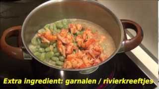 Risotto maken kan iedereen  Risotto met garnalen en tuinbonen [upl. by Nolham921]