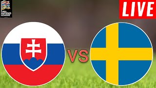 Slovakia vs Sweden Live Score l Uefa Nations League Qualification 202425 [upl. by Talley]