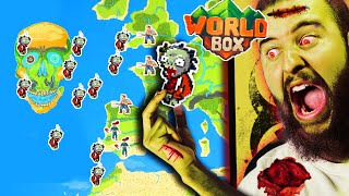 Los ZOMBIES Atacan EUROPA  Simulador de Dios  WORLDBOX [upl. by Savvas]