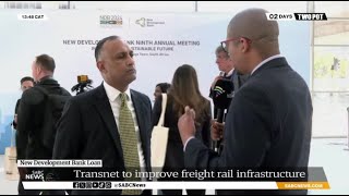 BRICS New Development Bank  Transnet receives R5billion loan for freight rail infrastructure [upl. by Wash433]