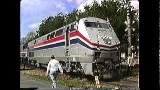 Amtrak Vermonter 05011995 Celebration Train PalmerMA to MontpelierVT [upl. by Allenad926]