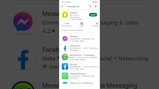 Again messenger lite vanish from playstore 😑 [upl. by Adlei]