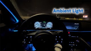 DIY 2023 Hyundai Elantra Interior Lights  Elantra Ambient Light Install 2021 [upl. by Nnaharas912]