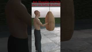 Main une feuille de bamboo 1272 art shaolin [upl. by Ytsirt]