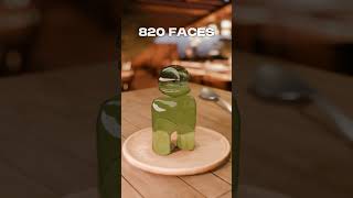 Soft Body Simulation 6 to 10000 Faces blender simulation 3d [upl. by Namzed]