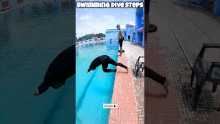 Easy Steps to Learn Perfect Swimming Dive 🏊🏻‍♂️ swimmingtips swimtechnique swimming dive [upl. by Jarred459]