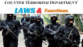 Counter Terrorism Laws amp Functions  PPSC Test  Corporal Test  CTD Act  Important Knowledge [upl. by Ahsurej]