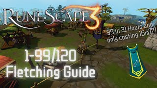 RuneScape 3  199120 Fletching Guide [upl. by Dewhirst]