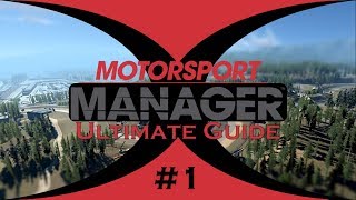 Creating a Team amp Basics  Ultimate Guide to Motorsport Manager Part 1 [upl. by Adnahsam]