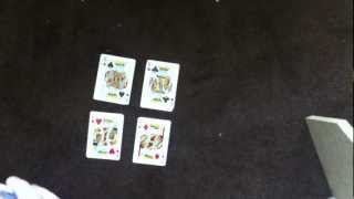 Magic Card Trick That tells A Story With Aces Kings Queens Jacks [upl. by Kamillah]