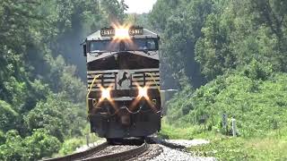 59 MPH NS 282 Flying thru Suwanee GA 8102024 [upl. by Seaddon]