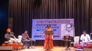 Mehlon ka Raja Mila Tribute to Roshan at RK Ghazal Time by Dr Renu Verma [upl. by Geoffry511]