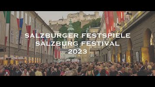 2023 Salzburger Festspiele Ostern Pfingsten SommerSalzburg Festival Eastern Whitsun Summer [upl. by Cassady]