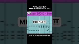 Sonny Fodera Jazzy DOD  Somedays Midi File 🎹 AVAILABLE NOW midifile sonnyfodera jazzy [upl. by Pascha724]