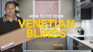 How to fit venetian blinds [upl. by Akelam671]