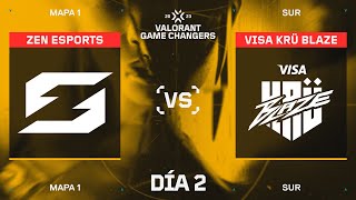 ZEN vs KRÜ — VALORANT Game Changers LATAM Clausura — S5D2 — Mapa 1 [upl. by Otrebogir]