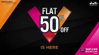 Viviana Mall Flat 50 Off Sale [upl. by Laup]