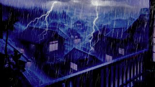 Rain Sounds For Sleeping  99 Instantly Fall Asleep With Rain And Thunder Sound At Night [upl. by Otilegna]