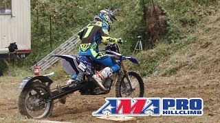 2018 AMA Pro Hillclimb SeriesFreemansburg 2 Round 9 Highlights [upl. by Suiramad]