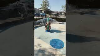 Splash pad in my neighborhood [upl. by Ennayllek404]