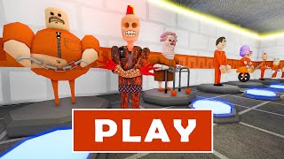 All morphs unlocked Prisoner Barrys Prison Run Obby Full Gameplay roblox obby [upl. by Sidonia]