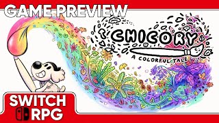 SwitchRPG Previews  Chicory A Colorful Tale ​​ Nintendo Switch Gameplay [upl. by Pineda]