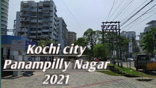 Walking tour around Kochi cityPanampilly Nagar India hd 2021 [upl. by Coussoule]