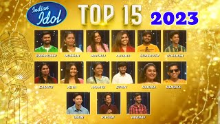 Indian Idol Season 14  Top 15 Contestants Names List  Today Episode 2023 [upl. by Giesser922]