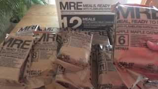 Unboxing Case of Commercial MREs Meals Ready to Eat from MealKitSupplycom [upl. by Goodspeed]