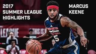 Marcus Keene Full 2017 NBA Summer League Highlights [upl. by Niriam]