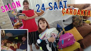 24 saat salonda çardakta kalmak [upl. by Ohl]