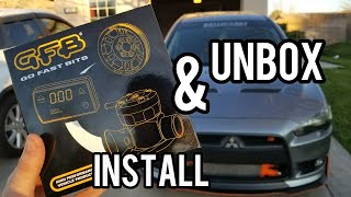 GFB Respons BOV for Ralliart Evo unboxing and install [upl. by Ivad]