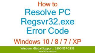 How to Resolve PC Regsvr32 exe Error Code [upl. by Radley833]