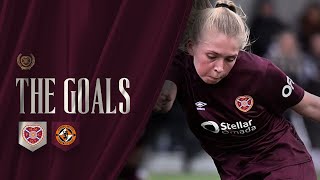 Hearts 9  0 Dundee United  The Goals  SWPL [upl. by Inilam]