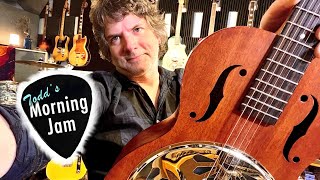 Fingerstyle on Gretsch Boxcar Resonator Guitar  Morning Jam 372 [upl. by Puff]