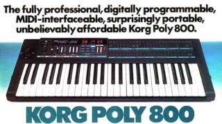 Korg Poly 800 \ Ugly Duckling [upl. by Yssej]