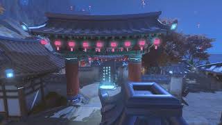 Lunar New Year Busan map  Overwatch  SquishyMain [upl. by Ambur350]