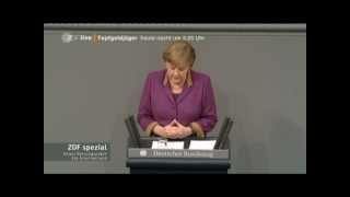 Griechenland  Wafffenetat 2013  463 Milliarden Euro  Regierungserklärung von Angela Merkel [upl. by Idorb332]