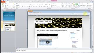 Microsoft PowerPoint How to Insert A ScreenShot Capture [upl. by Dorothee227]