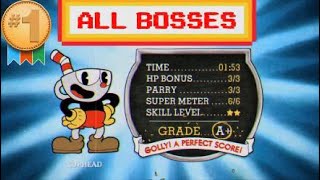 Cuphead A Ranking on All Bosses [upl. by Wallack605]