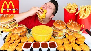 Extra Cheesy McDonalds • MUKBANG [upl. by Cruz]