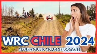 WRC CHILE 2024 🔥 BEST MOMENTS 🚁 DRONE FOOTAGE 🔉 PURESOUND [upl. by Rhoades]