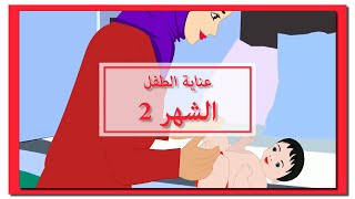 Baby Development  Month 2  نمو الطفل  الشهر 2 [upl. by Marutani]