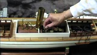 RC Steam Yacht Skeandhu [upl. by Reichel]