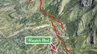 Wasatch Fault Fly By Video high quality [upl. by Bowra272]