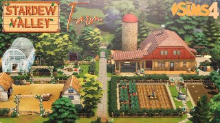 Stardew Valley FARM 🐔 64x64 noCC THE SIMS 4  Stop Motion [upl. by Anirb]