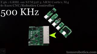 GRBL 32bit 500KHz 6Axes CNC Controller STM32F407 ARM Demo GRBL32 F46 [upl. by Akimaj]