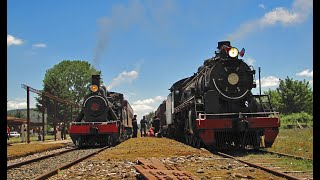 Tren Valdiviano y de la Araucanía se juntan  Una gran reunión en la estación de Antilhue [upl. by Assirhc144]